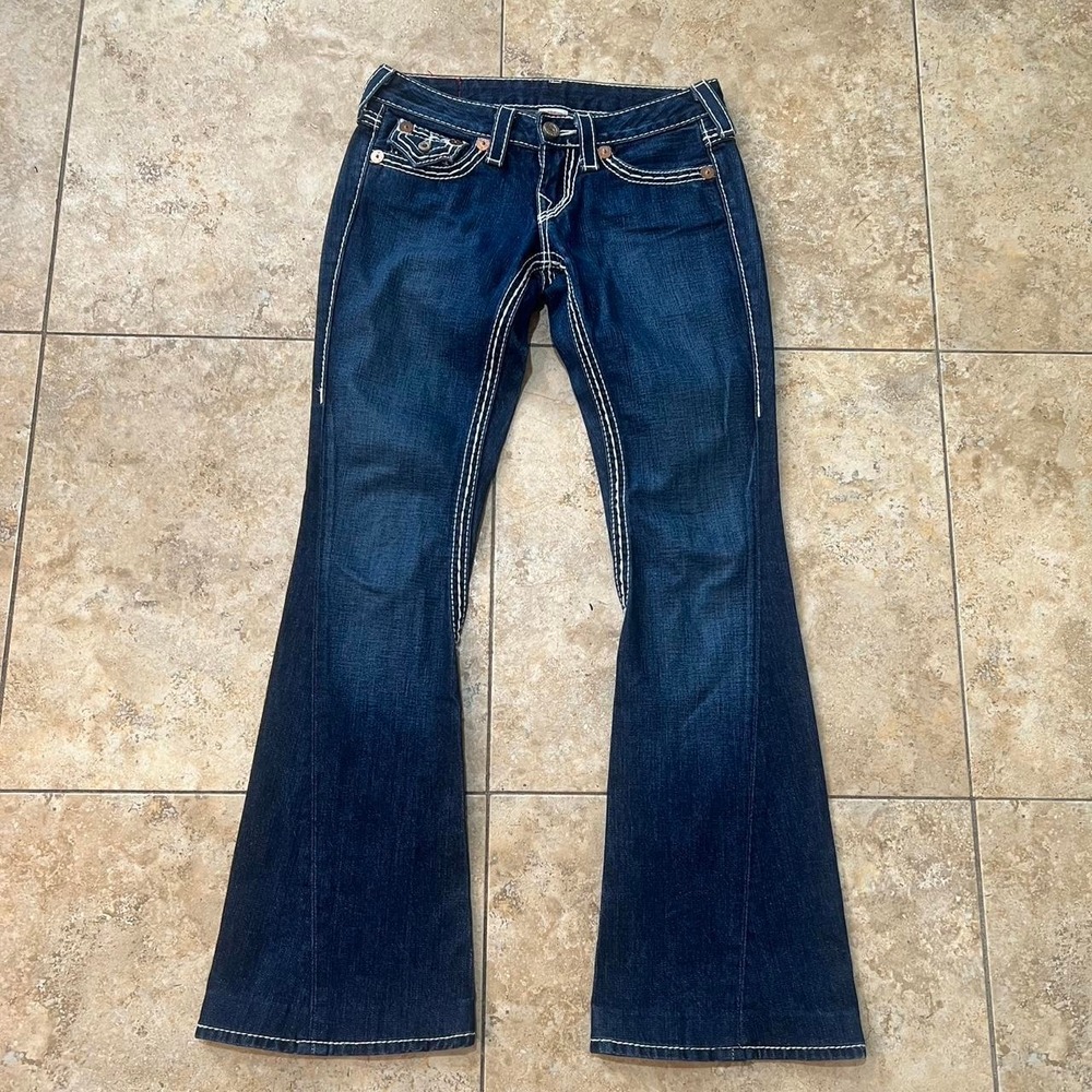 Y2K True Religion Joey Big T Jeans size 26"